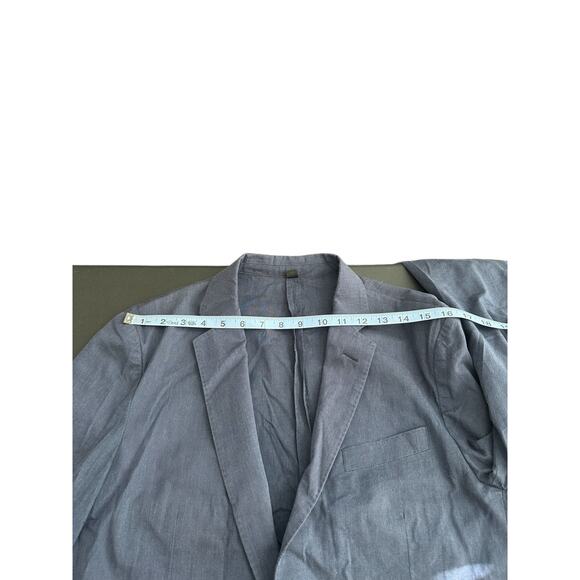 J.Crew‎ Men's Blue Preppy Academia Office Ludlow Slim Fit Suit Jacket Size 38S - Picture 12 of 13